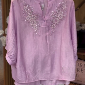 Elegant Embroidered Summer Co-ord Set