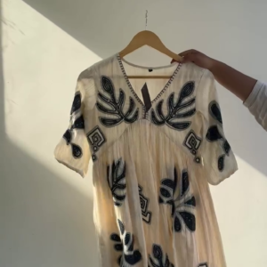Trendy Boho Style Mini Dress