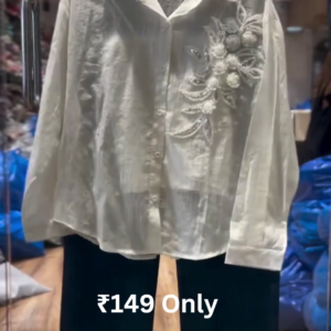 Elegant White Denim Co-Ord